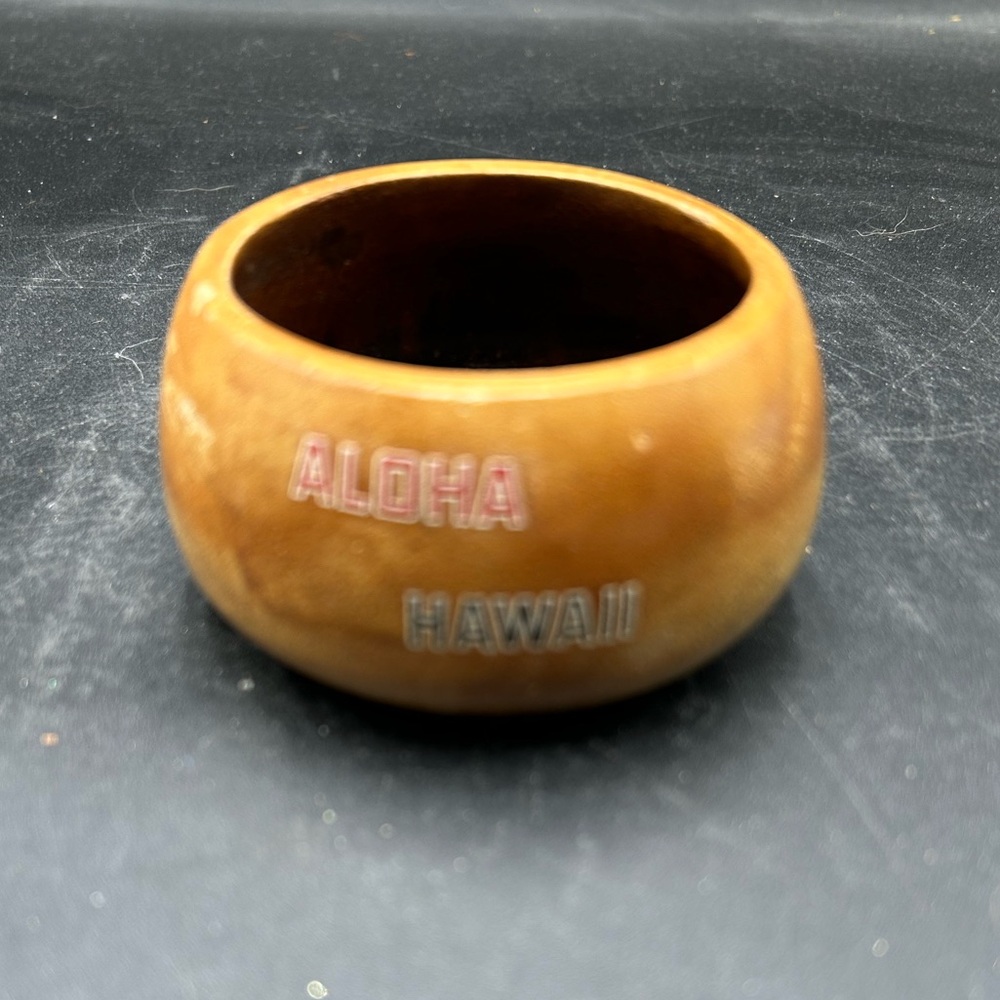 Aloha Hawaii Brown small bowl